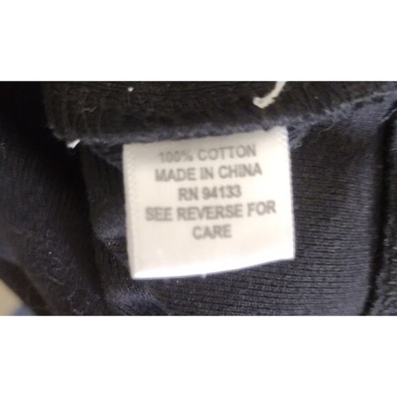 deRoo Long Fishnet Sleeve Top, Black Size M NWOT - Picture 4 of 6